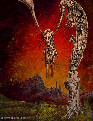 Destrock - dark psychotic art - Pain and despair